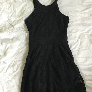 A black cocktail dress